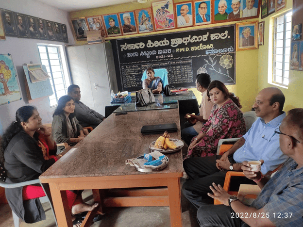 IDFC AMC team visits our programme in Karnataka